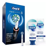 Escova De Dentes Elétrica Oral-b Pro Series 3 Bivolt + Refil