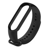 Pulseira Silicone Botão Metal Para Xiaomi Mi Band 5 E 6