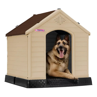 Casa Para Perro Q Perrón R A Z A Muy Grande Color Café | Meses sin interés