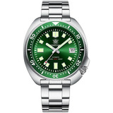 Relogio Automático Steeldive 1970 Seiko Nh35 Safira Aço Inox