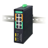 Linovision Conmutador Industrial Poe++ Gigabit Completo De 8