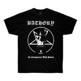 Remera Bathory - In Conspiracy With Satan #2 - Black Metal