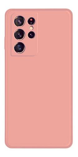 Carcasa Silicón Para Samsung Galaxy S21 Ultra Colores Lisos