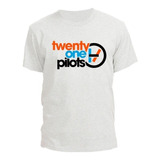 Remera Twenty One Pilots Logo En Blanco