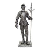 Guerreiro Medieval Cavaleiro Estatua Enfeite Decorativo 61cm