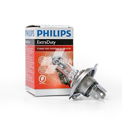 Lâmpada Extra Duty Philips H4 35/35w - Original Para Motos