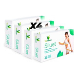 Siluet Via Natural X 4 Cajas! Quema Grasa Adelgazar Te Verde