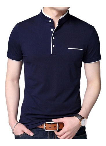 Camisa Polo Ziiip Masculina Po004-az