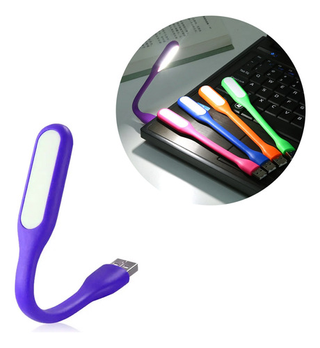 Luz Led Lampara Notebook Portatil Flexible Usb Linterna