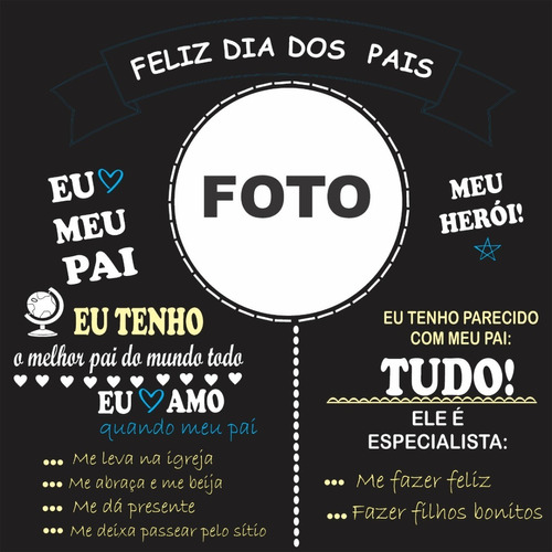 Presente Dia Dos Pais Personalizado Azulejo Com Foto Barato