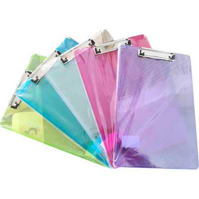 Tabla Sujeta Papel Transparente Kit 10pz Tamaño Media Carta | Envío gratis