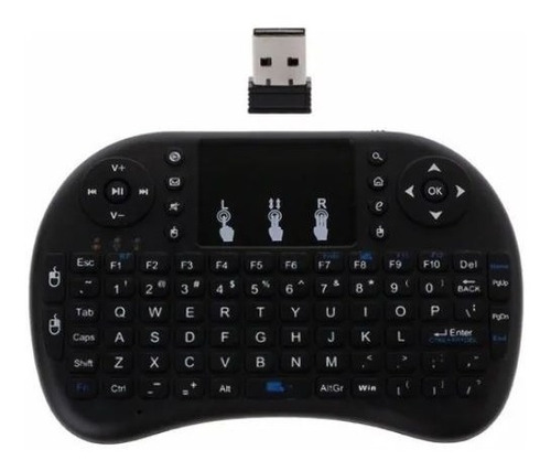 Mini Teclado Inalámbrico Airmouse Android Smart Tv Iluminado