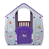 Casinha Brinquedo Infantil Com Portas E Janelas Playground