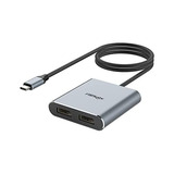 Concentrador Divisor Usb C Displayport Mst, Adaptador U...