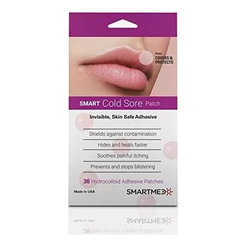 Parches Herpes Labial Smart Cold Sore Treatment Patch 36 Ct