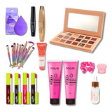 Kit Maquiagem Cuidados Pele Completo Skincare Makeup Facial