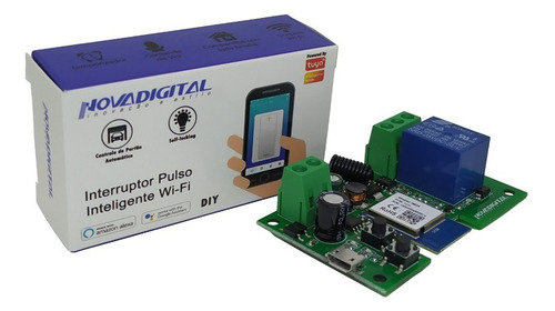 Interruptor Pulso Wi-fi 7v 32v Ideal Para Portão De Garagem