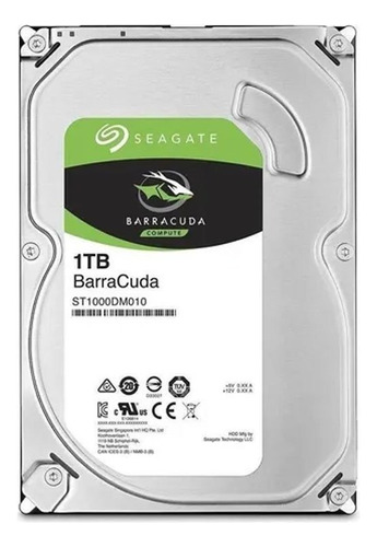 Disco Duro Seagate Barracuda Interno Sata Hd 1t 3.5