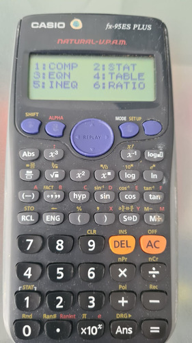 Calculadora Científica Casio Fx-95es Plus, Color Negro