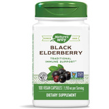 Elderberry Negra Premium 100 Capsulas Inmunidad Total Eg S6 Sabor Sin Sabor