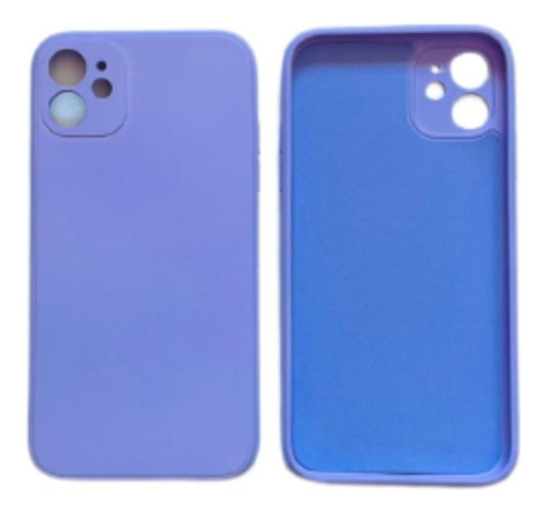 Carcasa Funda De Color Silicona Para iPhone 11 Normal