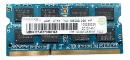 Memoria Ram Laptop 4gb Ddr3 Ramaxel Rmt3020ec58e9f-1333