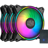 Kit Cooler Master Fan Mf120 Halo 3 En 1 Argb C/ Control C