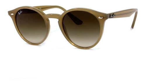 Óculos De Sol Ray Ban Round Rb2180 6166/13 49mm-nota Fiscal