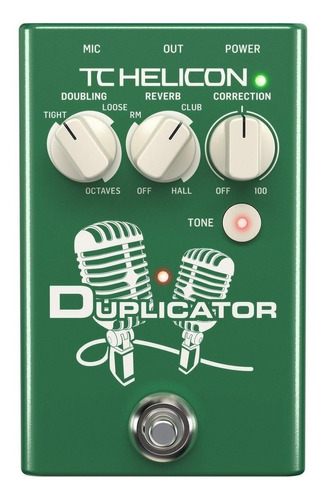 Tc Helicon Duplicator Pedal Voz Reverb Armonizador Corrector