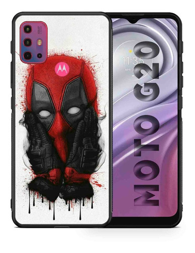 Funda Moto G20 Deadpool Tpu Uso Rudo