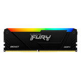 Memoria Ram Kingston Fury Beast, Rgb Ddr4, 16gb (2x8gb)