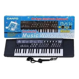 Teclado Bf730c Piano Organo 5 Octavas Usb Mp3 Aux Pawer Bank