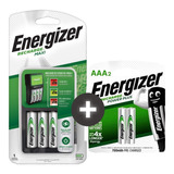 Cargador De Pilas Energizer Maxi +4 Pilas Aa Aaa Recargables
