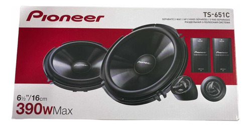 Componentes Para Carro Pioneer  16 Cm 6 390 Watts Ts-651c