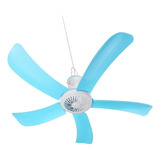 Ventilador Colgante De Techo Interior/exterior 5 Aspas Color De La Estructura Blanco Color De Las Aspas Azul Diámetro 71   Frecuencia 50 Material De Las Aspas Plástico