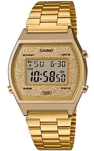 Reloj Casio Vintage Dorado Brillo Para Mama B640wgg9d Newmar