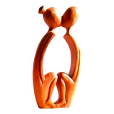 Figura De Parejas En Madera 30cm