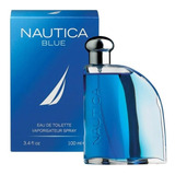 Perfume Nautica Blue Hombre Eau De Toilette Spray Con 100 Ml