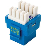 Jack Rj45 De 8 Contactos A 180° Cat 5e | 350-010az Color Azul