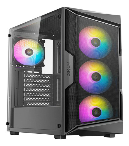 Gabinete Gamer Antec Mid-tower Ax61 Elite, 4 Fan Argb Usb3.0