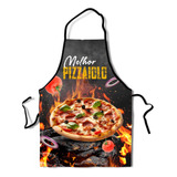 Kit 8 Avental Personalizado Cozinha Pizzaiolo Oxford Moderno