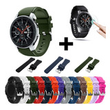 Kit 3 Correas Tpu + Cristal Templado Para Galaxy Watch 46mm