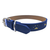 Collar Para Perro Grande Talla L 59cm Azul