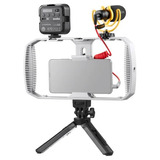 Kit Vlogging Godox Vk1-ax Para Celular 3.5mm Con Jaula