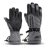 Guantes De Invierno Ski, Moto, Ciclismo Rockbros S133 Gray