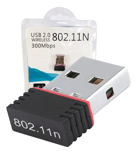 2pcs Adaptador Nano De Red Inalambrica Usb Wifi