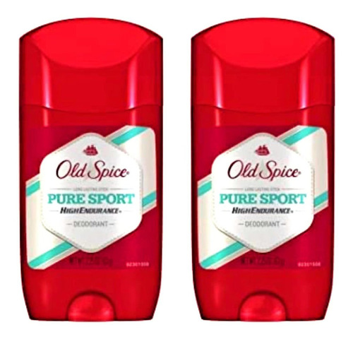 Old Spice Desodorante 2.25oz Pure Deporte Slido (2 Unidades)