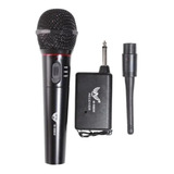 Microfone Profissional Sem Fio Dinâmico Altomex M-996w Cor Preto