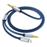 Mvboone Cable De Audio Auxiliar Para Telefono/coche, 2 En 1,