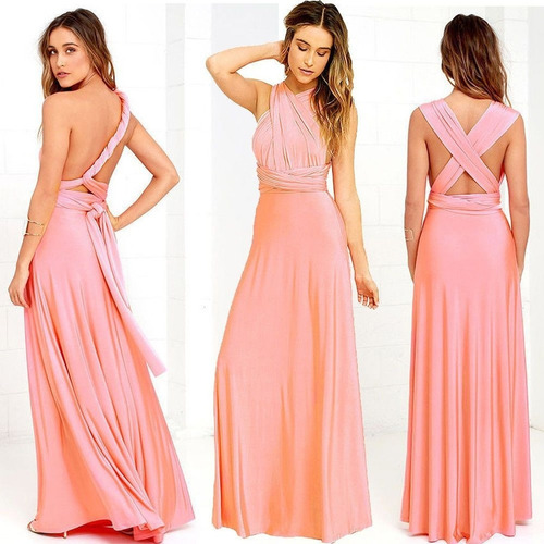  Vestido De Fiesta Y Gala Ideal Para Damas De Honor Multiuso